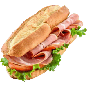 Ham Vietnamese Sandwich - (Bánh Mì Thịt Dăm Bông)